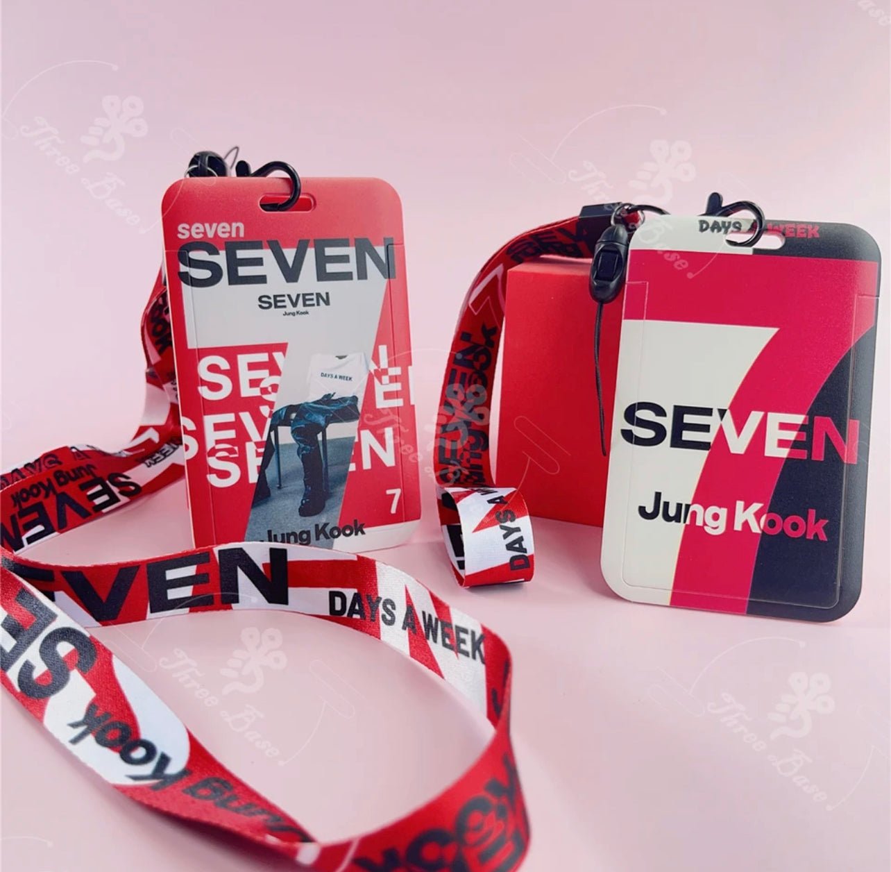 BTS Jungkook Seven Lanyard jungkook card holder - Tsuvishop Shop Kpop