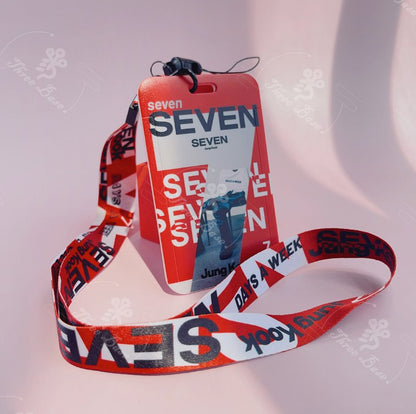 BTS Jungkook Seven Lanyard jungkook card holder - Tsuvishop Shop Kpop