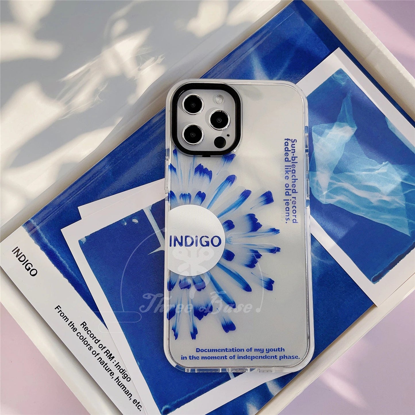 Blue BTS Namjoon Indigo Album Phone Case Tsuvishop. Compatible with iphone and samsung