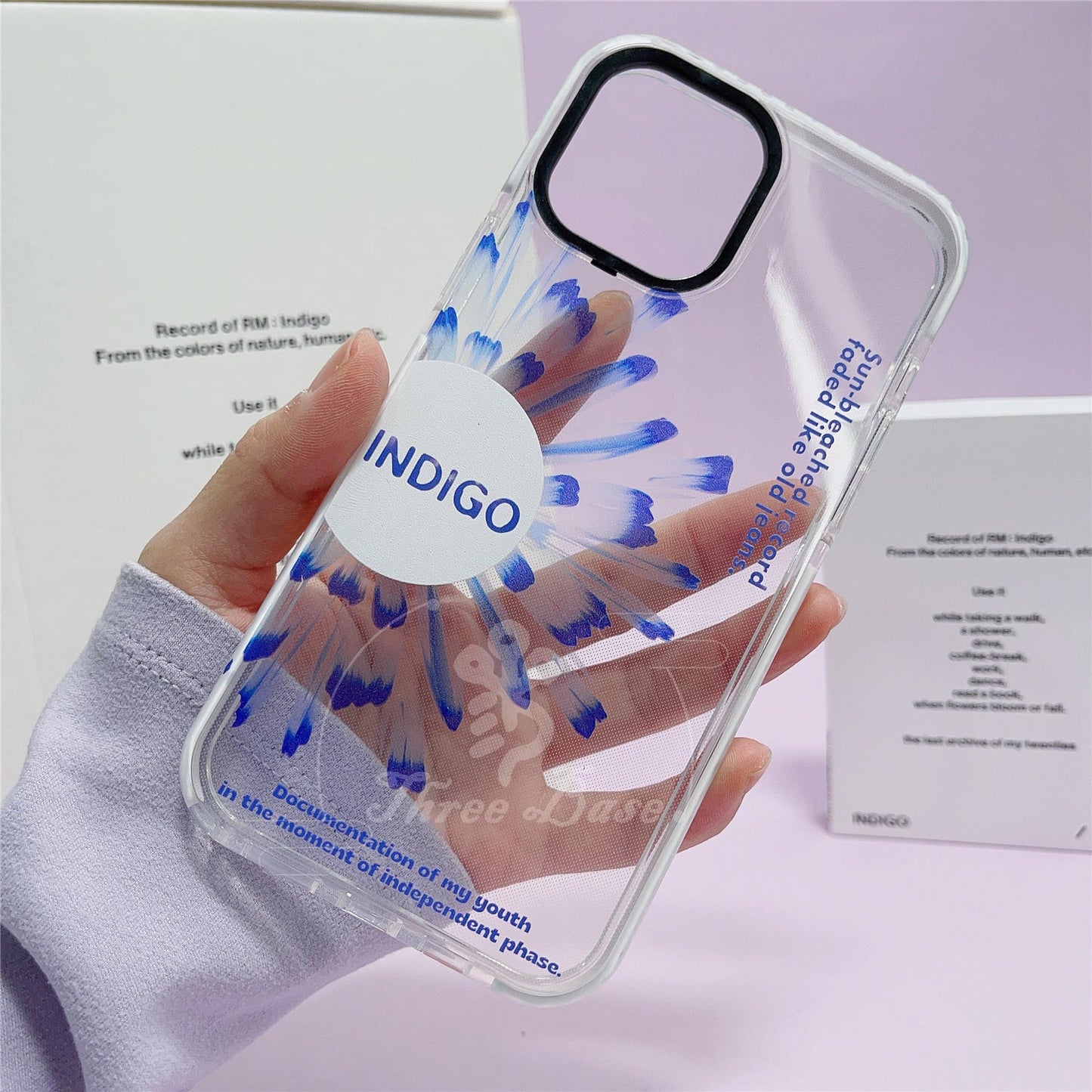 BTS Namjoon Indigo Album Phone Case Tsuvishop. Compatible with iphone and samsung