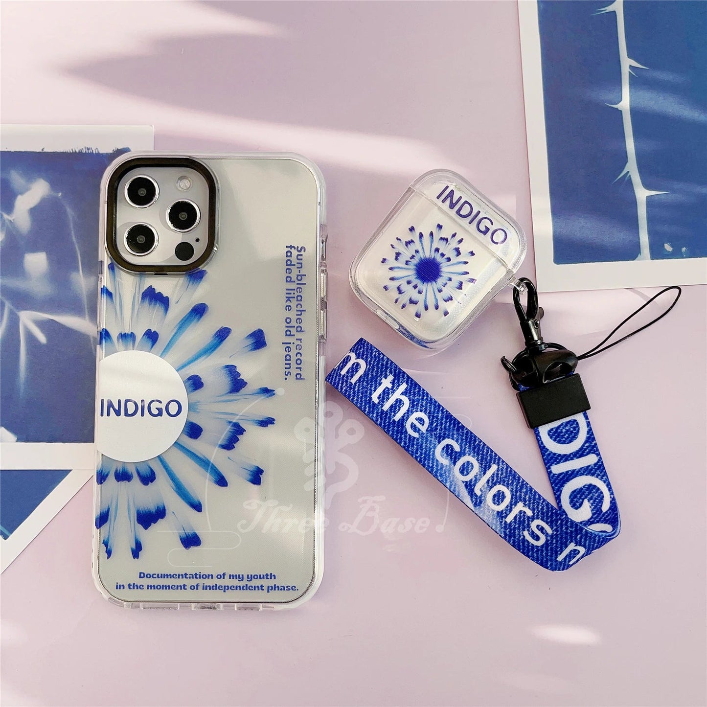 Blue BTS Namjoon Indigo Album Phone Case Tsuvishop. Compatible with iphone and samsung