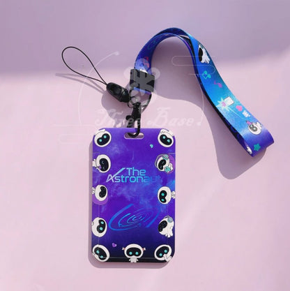 bts jin astronaut wootteo lanyard card holder for btsarmy fan gift keychain tsuvishop kpop merch